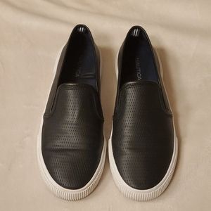 Nautical slip on shoes